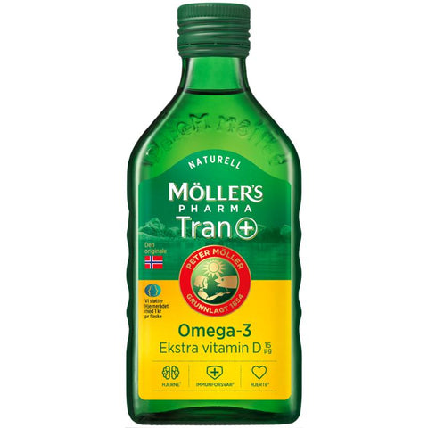 Möller's Pharma tran med D-vitamin - naturell, 250 ml, 829849