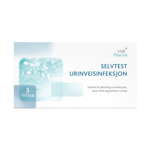 Vidi Pharma Selvtest Urinveisinfeksjon 3 stk,863603