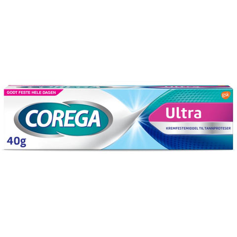 Corega Ultra kremfestemiddel til tannproteser 40g,876722