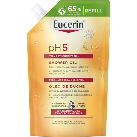 Eucerin pH5 Shower Oil Refill parfymert 400 ml, 953851