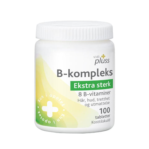 Vidi pluss B-kompleks ekstra sterk 100 stk,989396