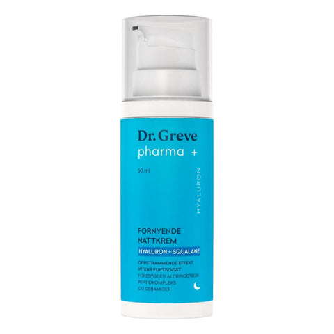 Dr. Greve Pharma Hyaluron + Squalane fornyende nattkrem 50 ml,873785