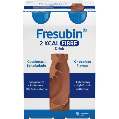 Fresubin 2 KCAL FIBRE Drink Sjokolade 4x200 ml, 859085