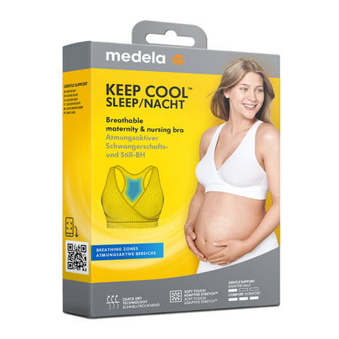 Medela Keep Cool BH natt hvit M, 807528
