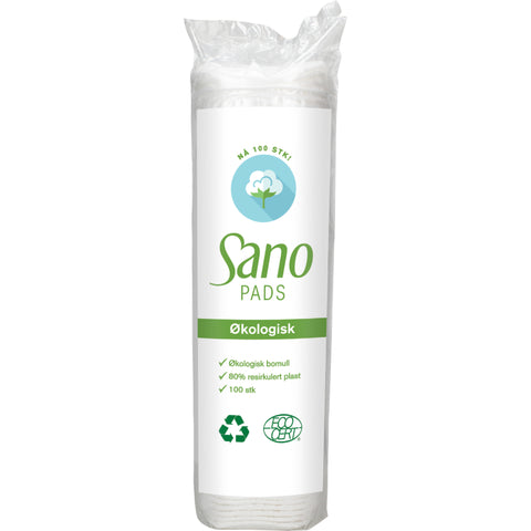 Sano bomullspads 100 stk, 815015