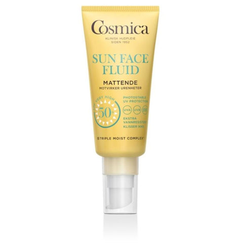 Cosmica Sun Face Fluid SPF50+ solkrem ansikt 40 ml,827314