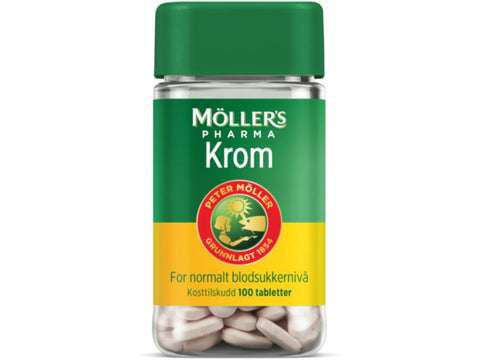 Möller's Pharma Krom 100 tabletter, 971430