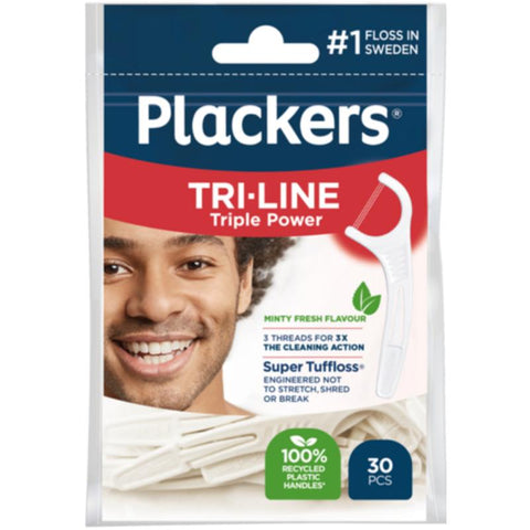 Plackers Tri-line tanntråd 30 stk,985771